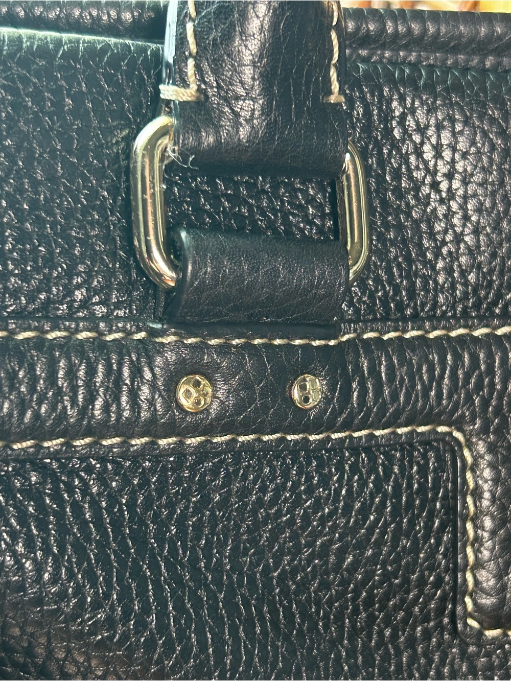 Kate Spade New York Blakely Andover Black Pebbled Leather Tote Bag - Picture 8 of 15